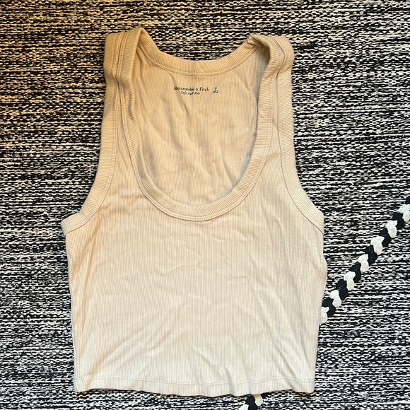 Cream A&F Tank top - Picture 1 of 4